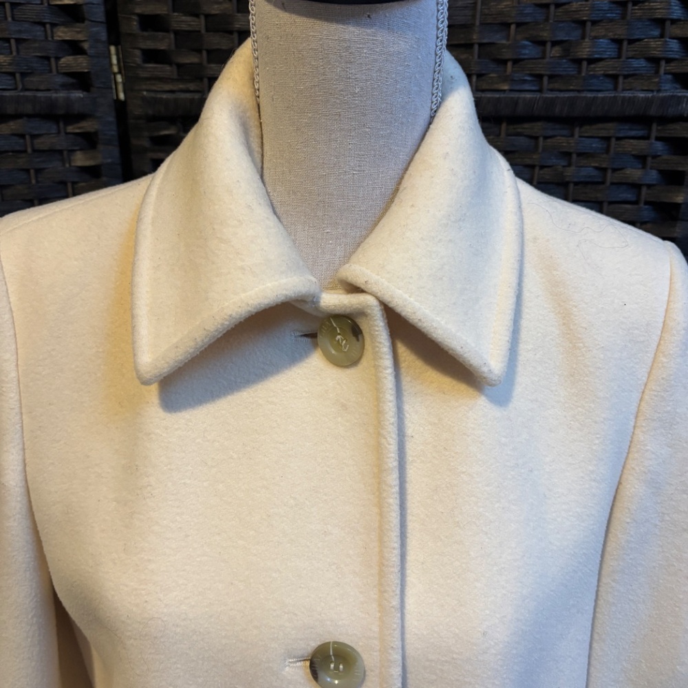 Michael Kors Women's Single-Breasted Wool Coat Size 6 - Picture 5 of 14